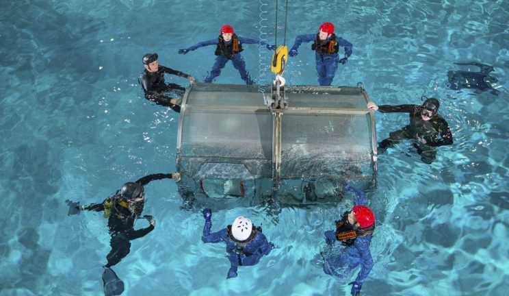 ERGT pool facilities equips trainees with offshore safety and emergency response training requirements required for HUET aerial AVI AUES TBOSIET TFOET courses