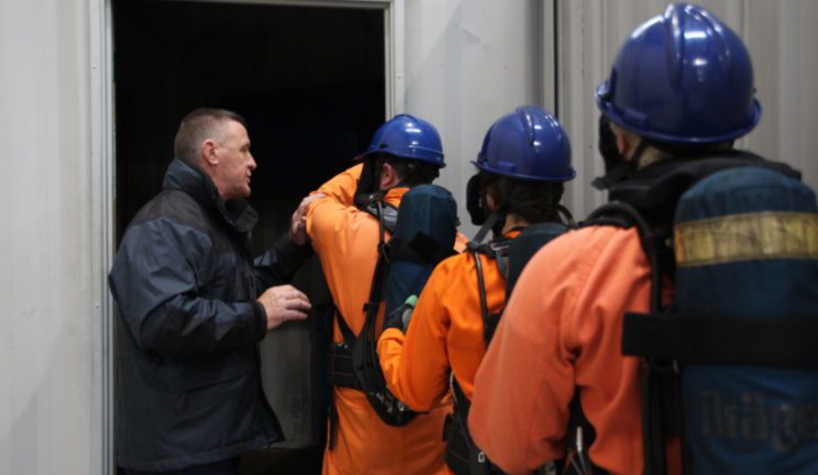 Group of personnel partaking in the Certificate of Safety Training (COST) course in the ERGT facilities in Perth, Melbourne and Darwin